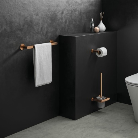 Ramon Soler wieszak na ręcznik 400 mm ERGOS szczotkowana miedź