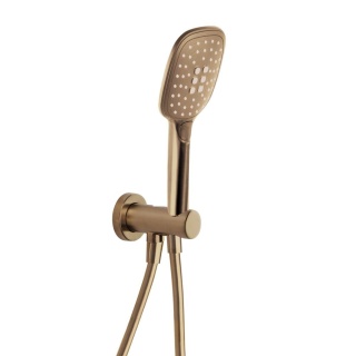 Ramon Soler zestaw prysznicowy z słuchawką szczotkowana miedź