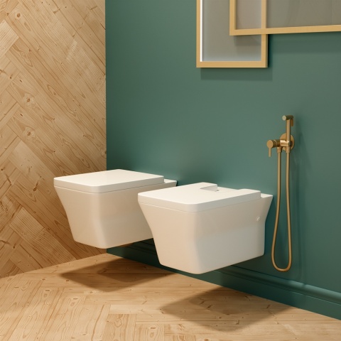 Ramon Soler bateria bidetowa do wc ERGOS szczotkowane złoto