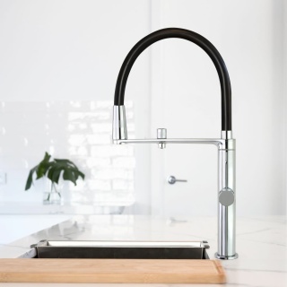 Ramon Soler bateria kuchenna chrom z elastyczna wylewką