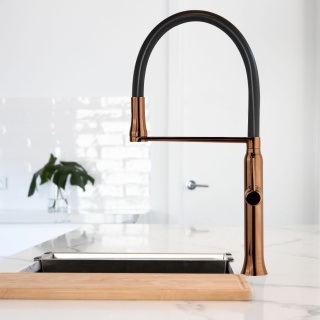 Ramon Soler bateria kuchenna szczotkowana miedź z systemem magnetycznym