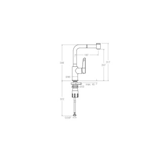 Ramon Soler bateria kuchenna chrom głowica ABS
