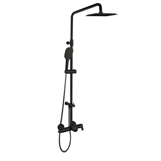 Ramon Soler zestaw prysznicowo-wannowy termostatyczny czarny mat