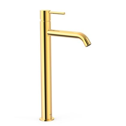 Tres bateria umywalkowa XL STUDY złoto