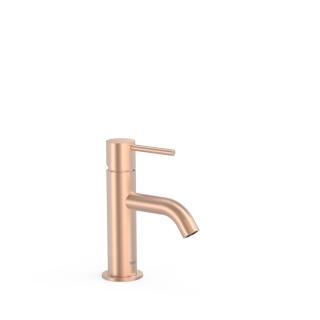 Tres bateria umywalkowa STUDY matowe różowe złoto