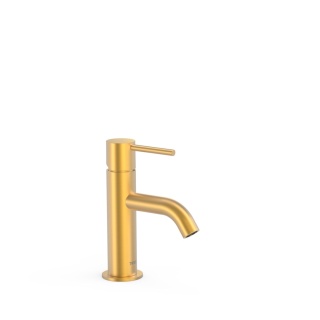 Tres bateria umywalkowa STUDY matowe złoto