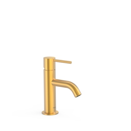 Tres bateria umywalkowa STUDY matowe złoto