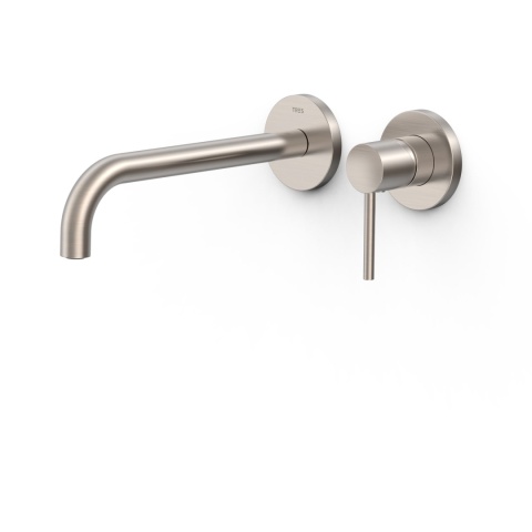 Tres bateria umywalkowa podtynkowa 237 mm STUDY stal