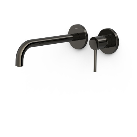 Tres bateria umywalkowa podtynkowa 237 mm STUDY czerń metalizowana