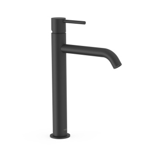 Tres bateria umywalkowa wysoka STUDY czarny mat