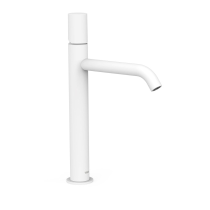 Tres bateria umywalkowa wysoka STUDY biały mat