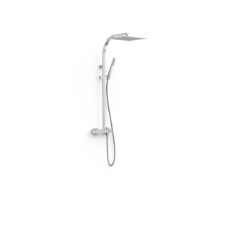 Tres zestaw prysznicowy 2-drożny CUADRO chrom