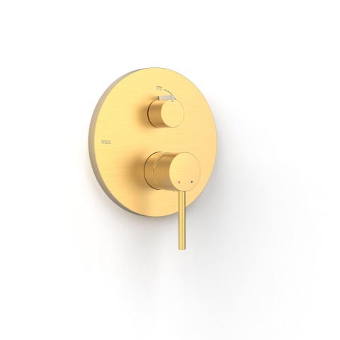 Tres bateria prysznicowa RAPID-BOX matowe złoto