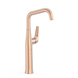 Tres bateria umywalkowa XL FUJI matowe różowe złoto