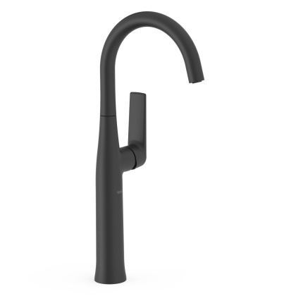 Tres bateria umywalkowa XL LOFT czarny mat