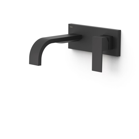 Tres bateria umywalkowa podtynkowa 180 mm CUADRO czarny mat