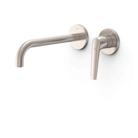 Tres bateria umywalkowa podtynkowa FUJI stal