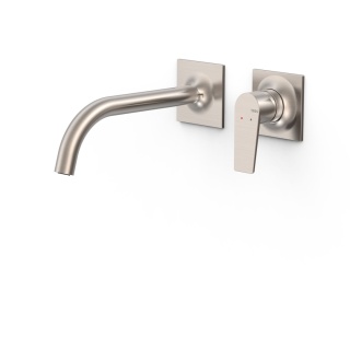 Tres bateria umywalkowa podtynkowa PROJECT stal