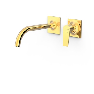 Tres bateria umywalkowa podtynkowa PROJECT złoto