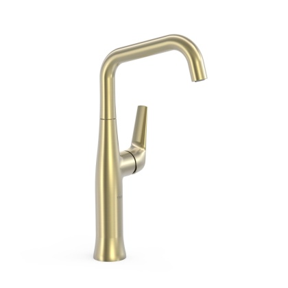 Tres bateria umywalkowa wysoka FUJI złoty cava