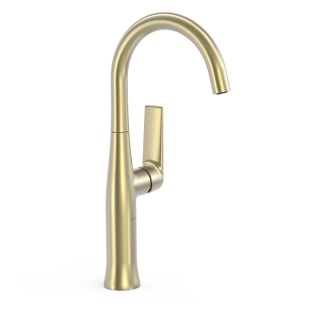 Tres bateria umywalkowa wysoka LOFT złoty cava