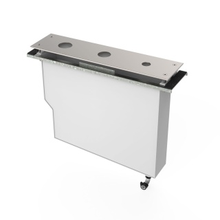 Tres zbiornik do baterii wannowej CUADRO stal