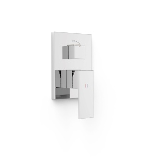 Tres bateria prysznicowa podtynkowa 2-drożna CUADRO chrom