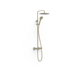 Tres zestaw prysznicowy 2-drożny LOFT złoty cava