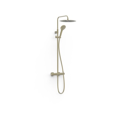 Tres zestaw prysznicowy 2-drożny LOFT złoty cava
