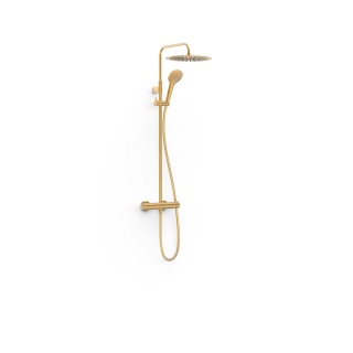 Tres zestaw prysznicowy 2-drożny LOFT matowe złoto