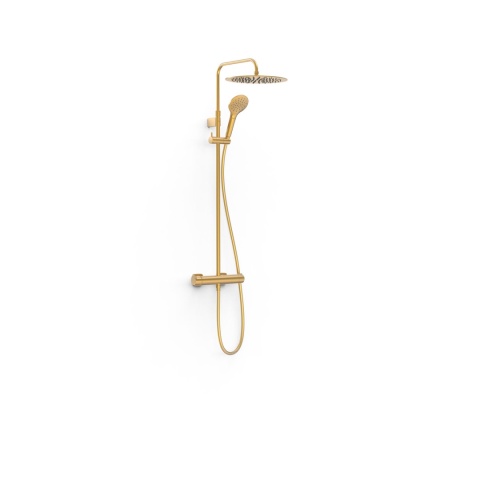 Tres zestaw prysznicowy 2-drożny LOFT matowe złoto