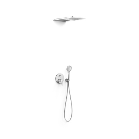 Tres zestaw prysznicowy podtynkowy 3-drożny FUJI chrom