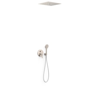 Tres zestaw prysznicowy podtynkowy 3-drożny FUJI stal