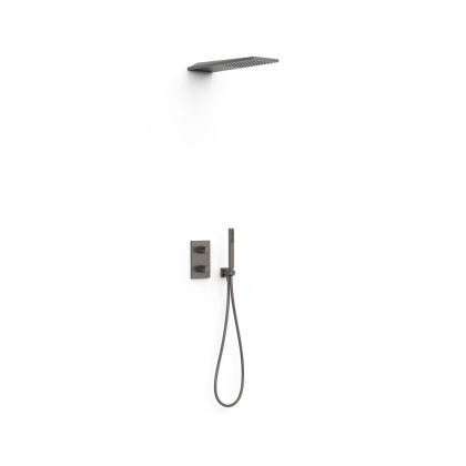 Tres zestaw prysznicowy termostatyczny THERM-BOX grafit