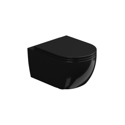 GSG miska WC wisząca czarny połysk