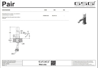 GSG bateria bidetowa LIKE denim połysk