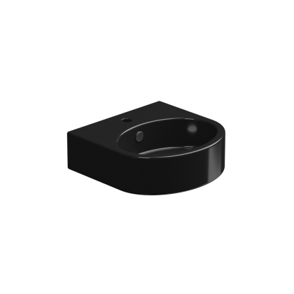 GSG umywalka nablatowa LIKE czarny połysk