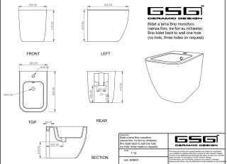 GSG bidet BRIO rosa