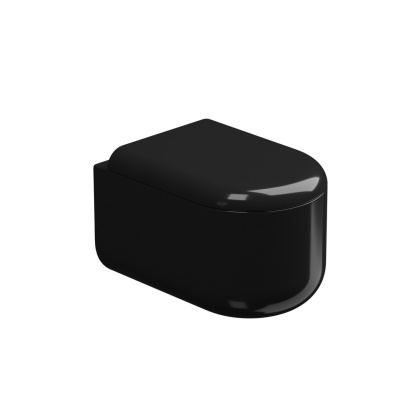 GSG miska WC PETRA czarny połysk