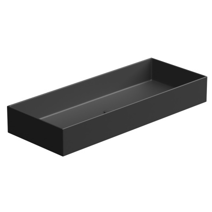 GSG umywalka 100cm BRIO czarny mat