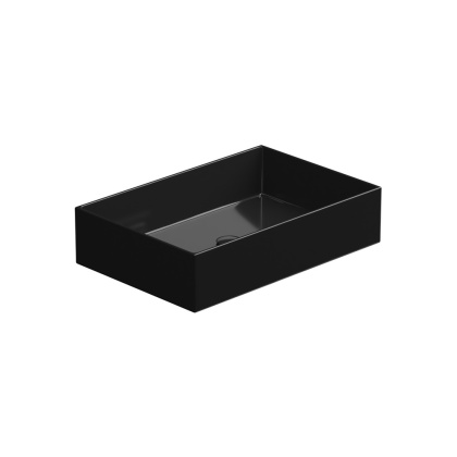 GSG umywalka 60cm BRIO czarny połysk