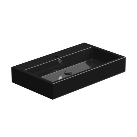 GSG umywalka 80cm BRIO czarny połysk