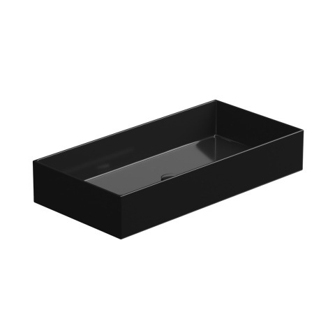 GSG umywalka 80cm BRIO czarny połysk