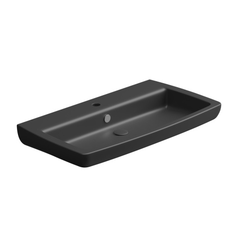 GSG umywalka 80cm BRIO czarny mat