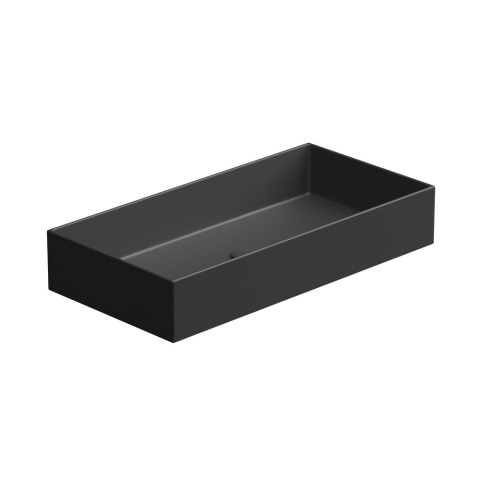 GSG umywalka 80cm BRIO czarny mat