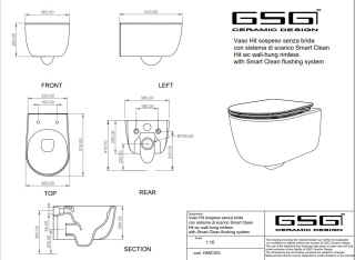 GSG miska WC HIT smeraldo