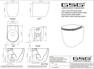 GSG miska WC HIT perla