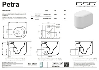 GSG miska WC PETRA cacao