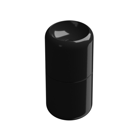 GSG umywalka 42cm PETRA czarny połysk