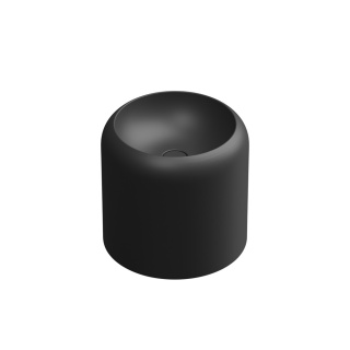 GSG umywalka 42cm PETRA czarny mat